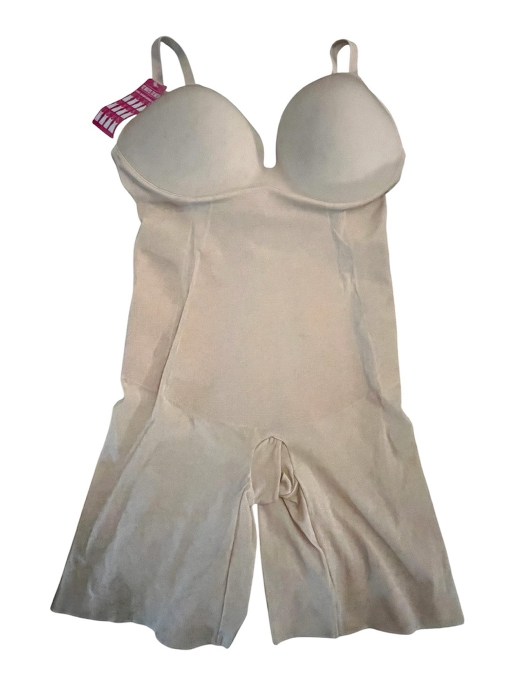 Maidenform Brand Nude Full-Body Shaping Slip with Built-In Bra